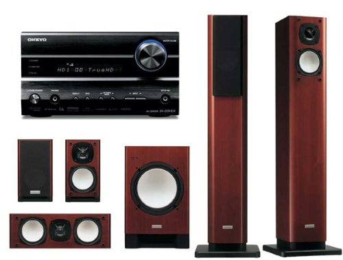 【HDMIケーブル付】ONKYO/オンキョー SA-205HDXB/ブラック＆308シリーズ 5.1chホームシアターセット