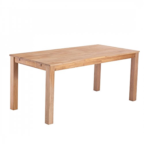 Best Choice Oak Wood Dining Table 150cm light brown Best Choice