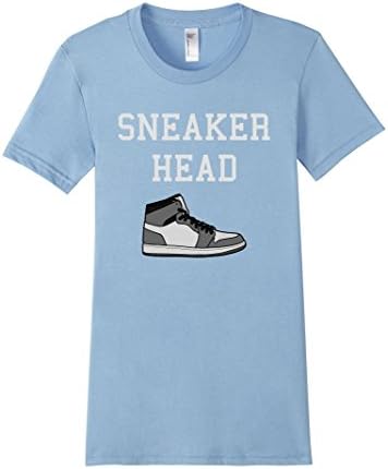 Women's Sneakerhead Icon T-Shirt Gift Idea for SneakerHeads Small Baby Blue