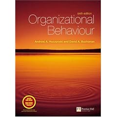 Organizational Behaviour: An Introductory Text
