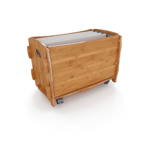 Legal File Cart - Amber Bamboo