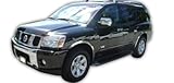 IMAGE OF 04-08 NISSAN ARMADA CHROME FENDER TRIM Wheel Well Molding 2WD 4WD 2004 2005 2006 2007 2008