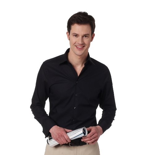 Seidensticker Herren Hemd/ Business 21006, Gr. 37 (S), Schwarz (84 schwarz) Preisvergleich