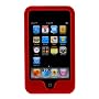 Solid Red Snap On Crystal Hard Cover Case for Apple Ipod Touch Itouch 8GB 16GB 32GB 2G 2nd Generation