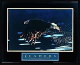 Leaders Bald Eagle Framed Motivational Poster