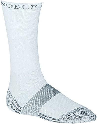 Noble Outfitters Footwear Unisex-Adult Best Dang Boot Sock Crew Medium M White