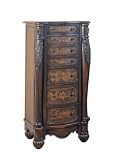 Powell Masterpiece Antique Gold Jewelry Armoire
