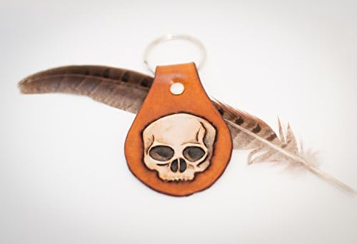 Human Skull Key Fob
