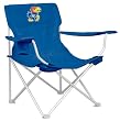 Kansas Jayhawks Nylon Tailgate Chair - Adult NCAA College Athletics Sports Team Fan Merchandise