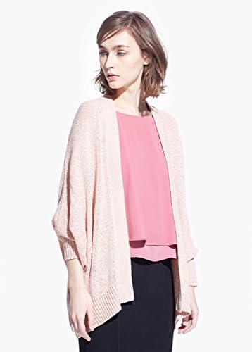 Mango Women's Cocoon Cardigan, Light Pink, U