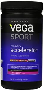 Vega Sport Recovery Acclerator, Apple Berry, Tub, 19oz