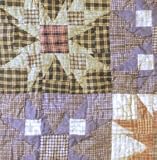 Quilted Wall Hanging - Starburst - large