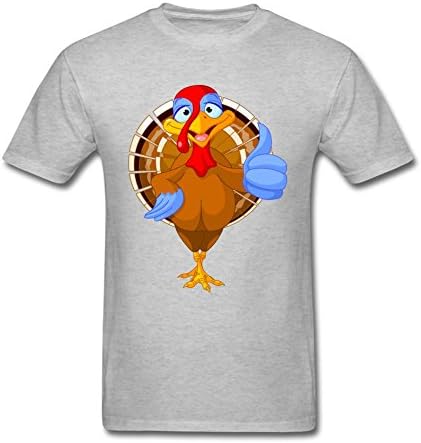 MRFDA Cute Turkey Shows T Shirt For Men