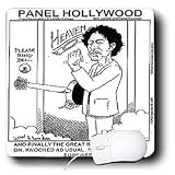  : Londons Times Funny Music Cartoons - Bob Dylan Collectible, Knockin On Heaven s Door Ring Doorbell Please - Mouse Pads