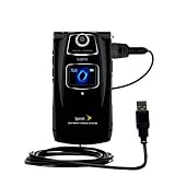 Classic Straight USB Cable for the Sanyo Katana II with Power Hot Sync and Charge capabilities - Gomadic Brand w/ TipExchange Technology