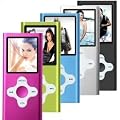 Baladeur MP3/MP4, 4GO, Audio/vid�o, �cran 1,8", gris, noir, rose, bordeau