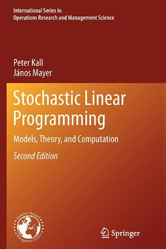 stochastic linear programming models theory and computation international series in operations research 
