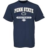 Russell Penn State Nittany Lions Navy Blue Football T-shirt