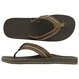 IMAGE OF Reef Men's Bonzer Thong Sandal,Brown Plaid,8 M US