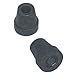Quad Cane Replacement Tips - #16 Tips - Black