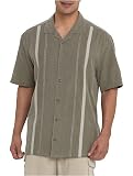 Pronto Uomo Silk Panel Camp Shirt