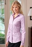 Ruched-Waist Shirt