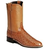 Mens JUSTIN OSTRICH Cowboy Boots Casual TAN BROWN (Size Run 6 - 14 B D E EE) SPR-SUM FAL-WIN by Justin Boots