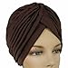 Luxury Divas Radiant Pleated Turban Sun Cap Hat