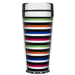 Sagaform Thermal Travel / Car Mug / Cup - Stripes / Striped [Kitchen & Home]