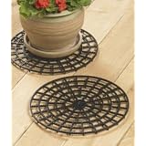 Buy 12 DIAMETER FLOOR PATIO DECK CARPET PROTECTORS (SET OF 2)