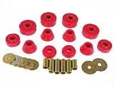 Prothane 7-101 Red Body and Standard Cab Mount Bushing Kit - 12 Piece