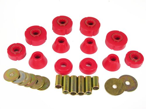 Prothane 7-101 Red Body and Standard Cab Mount Bushing Kit - 12 Piece On Sale