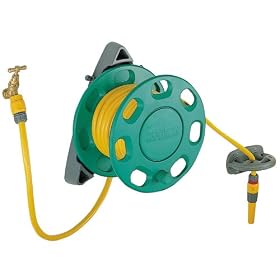 Hozelock Wall Mounted Compact Reel with 15m Hose