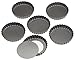 Wilton Perfect Results 4.75 Inch Round Tart/Quiche Pan, Set of 6