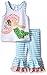 Mud Pie Little Girls' Toddler Two Piece Playwear Set Sleeveless, Multi, 3T