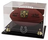 Indianapolis Colts Golden Classic Deluxe Football Display Case