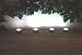 Smart Solar Power White Deck Lights 4pk