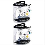 Two (2) GameCube / Wii Compatible Controllers Cirka Brand [White]