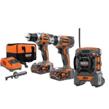 Factory-Reconditioned Ridgid ZRR9601 X4 Hyper 18V Cordless Lithium-Ion 3-Piece Combo Kit