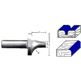 Whiteside - WS2062 - 9/16" Plunge Roundover w/ Plunge Point