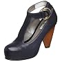 Mike & Chris Women's Irwin Waxy Calfskin T-Strap Pump