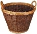 TWO TONE LOG BASKET
