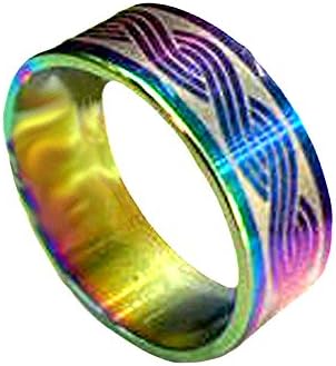 Stainless Steel Band Ring 522 Size 8.5