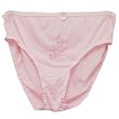 O lico Ladies 2-pack High Cut Floral Embroidered Panties