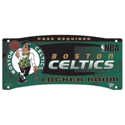 Boston Celtics Locker Room Sign