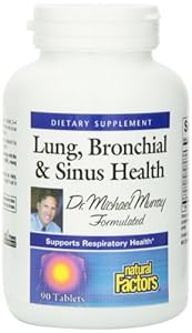 Natural Factors Lung, Bronchial and Sinus Health Tablets, 90-Count