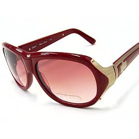 Chloe 2126 CL2126 Gold Burgundy C04 Sunglasses Gradient Burgundy Lens Size: 135