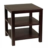 Avenue Six Merge 20 Square End Table in Espresso