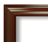 10 x 13 , 10x13 Cherry picture frame with glass, backing, and hanging hardware