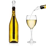Wine Chiller, MLVOC 3-in-1 Wine Bottle Cooler Stick 304 Stainless Steel Wine Aerator and Wine Pourer